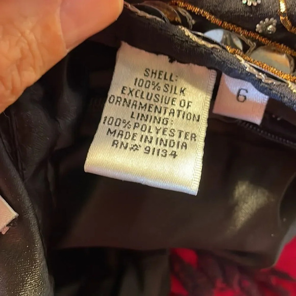 Scala woman’s beaded silk dress - Picture 10 of 13